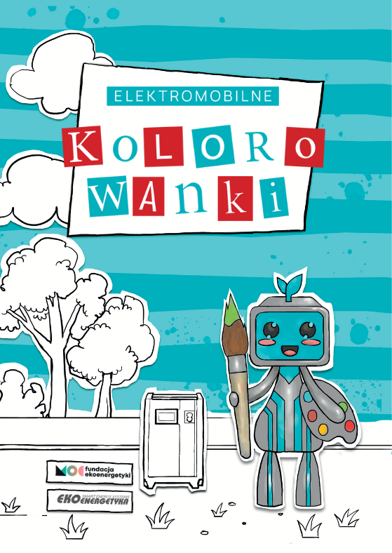 Elektromobilne kolorowanki [pobierz]
